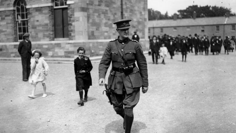 Sinn Fein leader and Commander-In-Chief of the Irish Free State army Michael Collins (1890 - 1922). Photograph: Walshe/Getty Images.