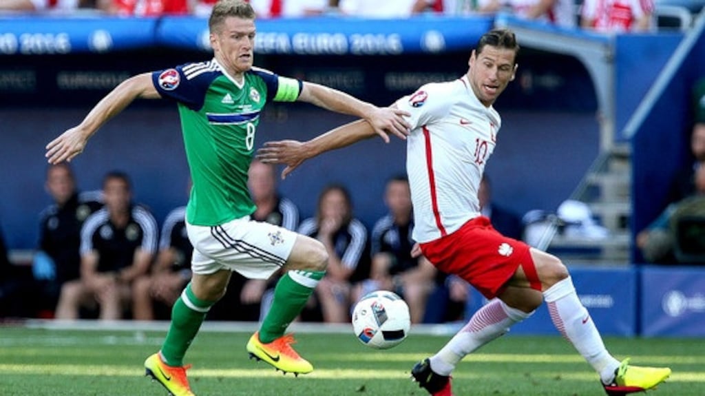 Poland midfielder Grzegorz Krychowiak has joined West Brom on a season-long loan from PSG. Photograph: Inpho/Presseye/William Cherry