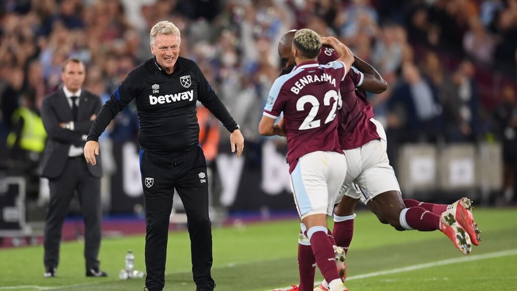 David Moyes’ men have been drawn against Dinamo Zagreb, Genk and Rapid Vienna in Group H. Photograph: Michael Regan/Getty