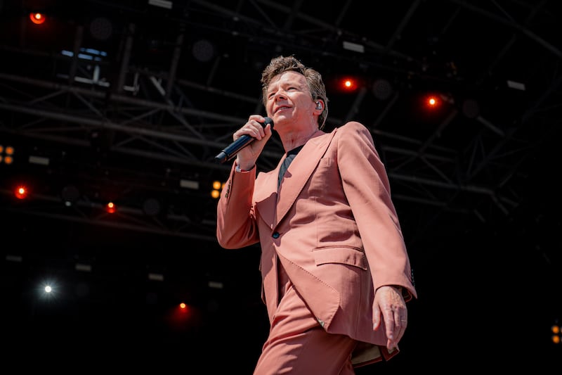 Rick Astley featured at the Glastonbury Festival at Worthy Farm in Somerset this summer. Photograph: Ben Birchall/PA Wire