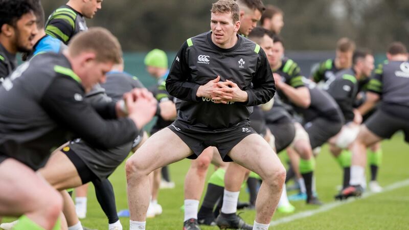 Chris Farrell is likely to take the number 13 jersey against Wales. Photograph: Morgan Treacy/Inpho