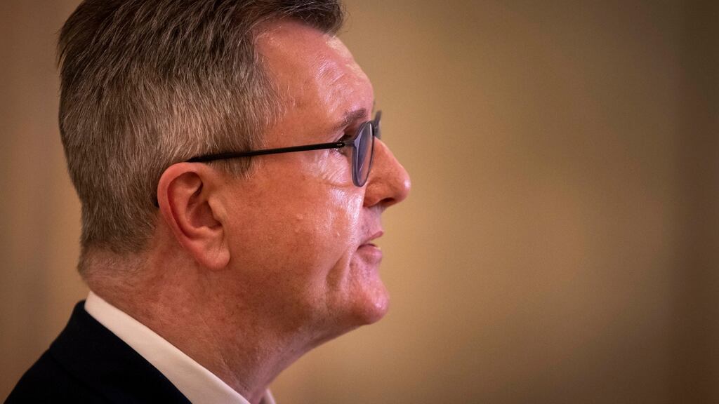 DUP leader Jeffrey Donaldson. Photograph: Liam McBurney/PA Wire
