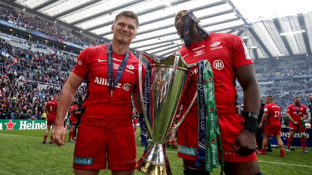 Munster will face Owen Farrell and Maro Itoje when they take on defending European champions Saracens. Photograph: Dan Sheridan/Inpho