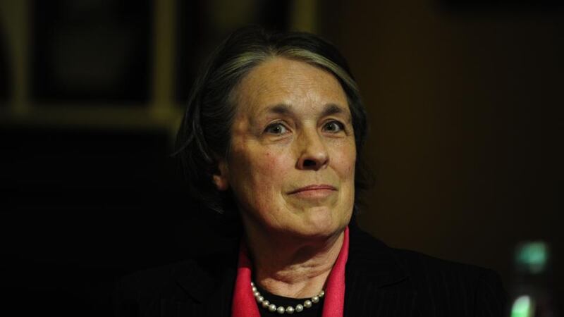 The Chief Justice, Ms Justice Susan Denham: sat as part of the first all-woman Supreme Court. Photograph:   Aidan Crawley