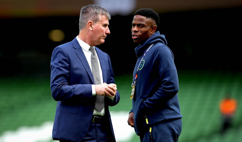 On hearing the news, Ogbene contacted Kenny to say thanks for capping him in Hungary two years ago. After his best moment in club football, he found time to highlight the ex-Ireland manager’s legacy. Photograph: Ryan Byrne/Inpho