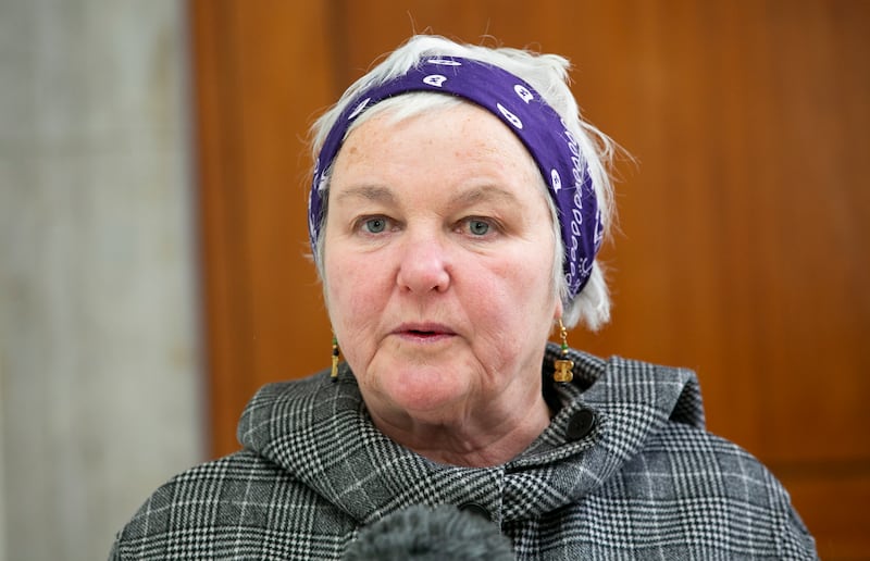 People Before Profit TD Bríd Smith said: 'The Government has done us all a disservice by coupling the deletion of – as I paraphrase it – "the woman’s place is in the home" with the care question.' Photograph: Gareth Chaney/Collins