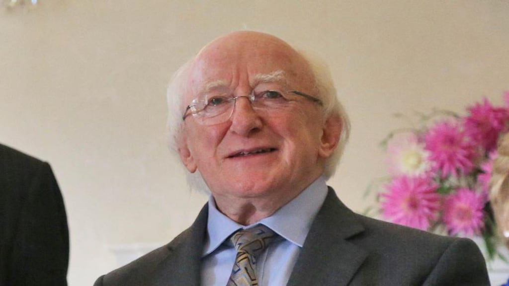 President Michael D Higgins said ‘as a nation we remain very conscious of the enormous debt of gratitude we owe to those who have left these shores over so many years, often reluctantly’. Photograph: Colin Keegan/Collins