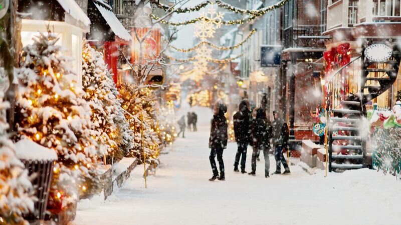 “Before we began decorating trees and lights outside in Dublin, they’d been doing it in Canada for a long time.” Photograph: iStock