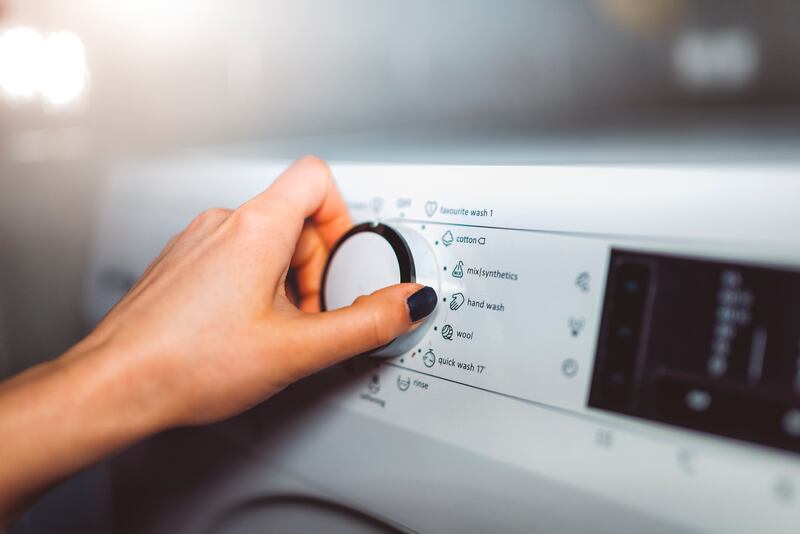 Wash your clothes at 30 degrees instead of the default 40 degrees and you will save money. Photograph: Getty Images/iStock