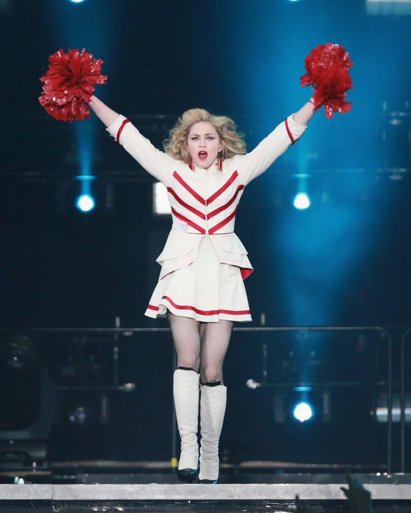 Madonna performing during the MDNA tour at Madison Square Garden in New York in November 2012. Photograph: Taylor Hill/Getty