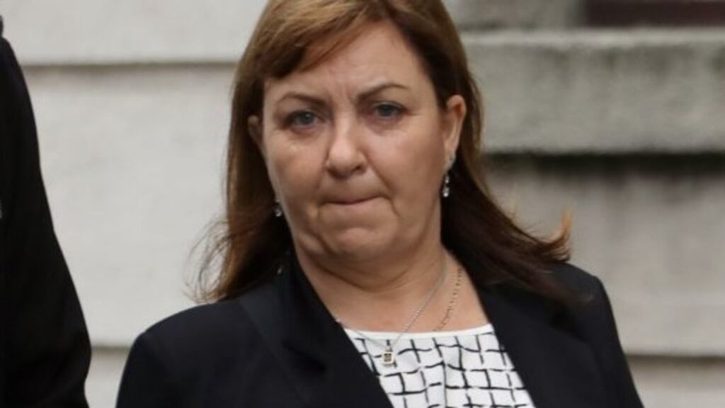 Ann White, Clonmel, Co Tipperary, pictured leaving the Four Courts after the opening day of her High Court action for damages on Wednesday. Photograph: Collins Courts