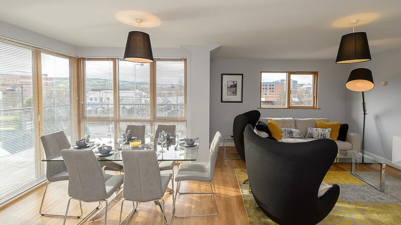 Abberley Square apartments on High Street and Belgard Road: being sold on the instructions of receiver Tom Kavanagh of Deloitte