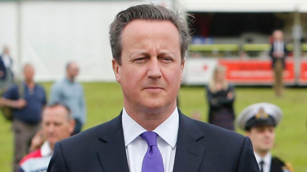 British prime minister David Cameron: welcomed European Commission president-designate Jean-Claude Juncker’s commitment to find “a fair deal for Britain”. Photograph: Danny Lawson/PA Wire