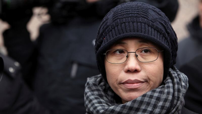 Liu Xia, Liu Xiaobo’s wife, in Beijing in February 2010. Ms Liu has been under house arrest, without any charge, since October 2010. Photograph: Nir Elias/Reuters