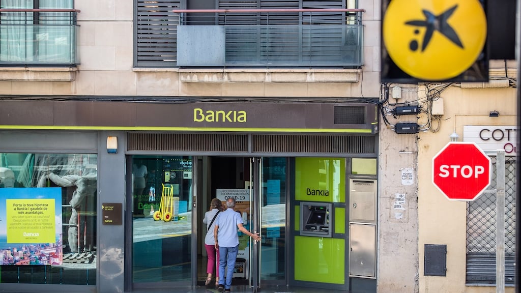 Bankia’s shares were trading at a steep discount to its book value before the merger was announced.