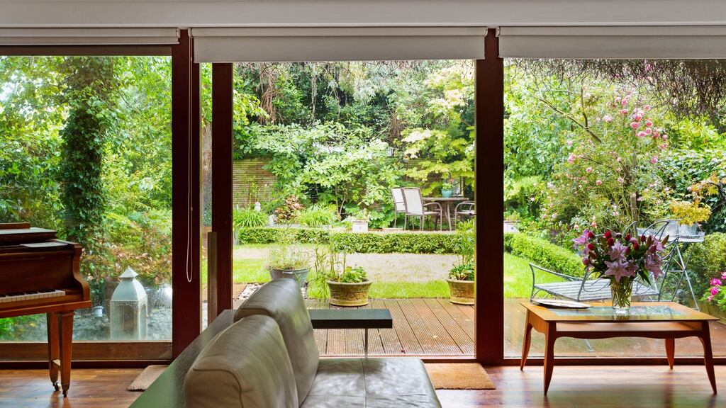 Reception room opening to the rear garden