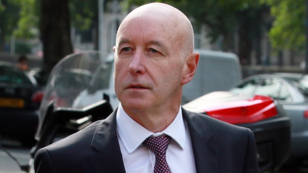 Anthony Lyons arriving at the Four Courts for the judgment in the Court of Criminal Appeal taken by the DPP against the leniency of his sentence for sexual assault. Photograph: Collins Courts