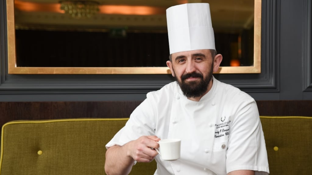 Executive Chef Tony O'Donnell at Powerscourt Resort, Hotel and Spa. Photograph: Conor Mulhern