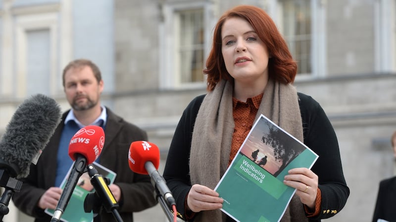 Green Party TD Neasa Hourigan: Fond of the Rotunda. Photograph: Dara Mac Dónaill/The Irish Times