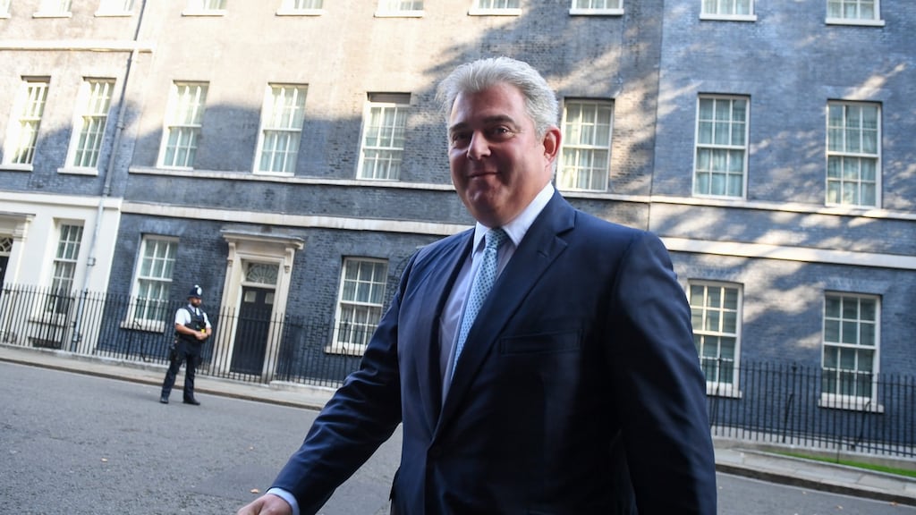 Northern Secretary Brandon Lewis: he   told the  Commons that the bill would break international law “in a very specific and limited way”. Photograph: Bloomberg