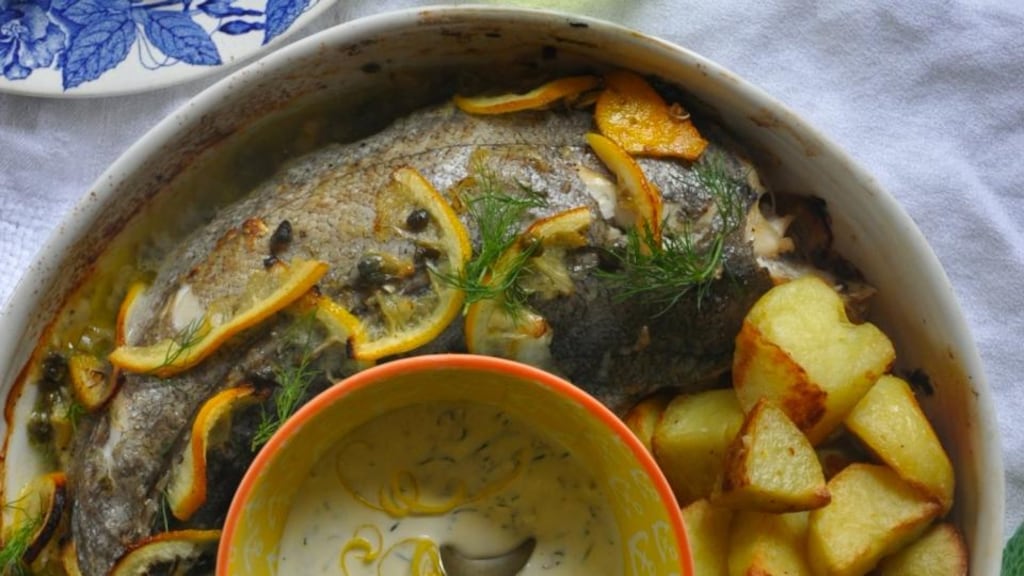 Ask your fishmonger to gut and scale the fish and remove the head and tail