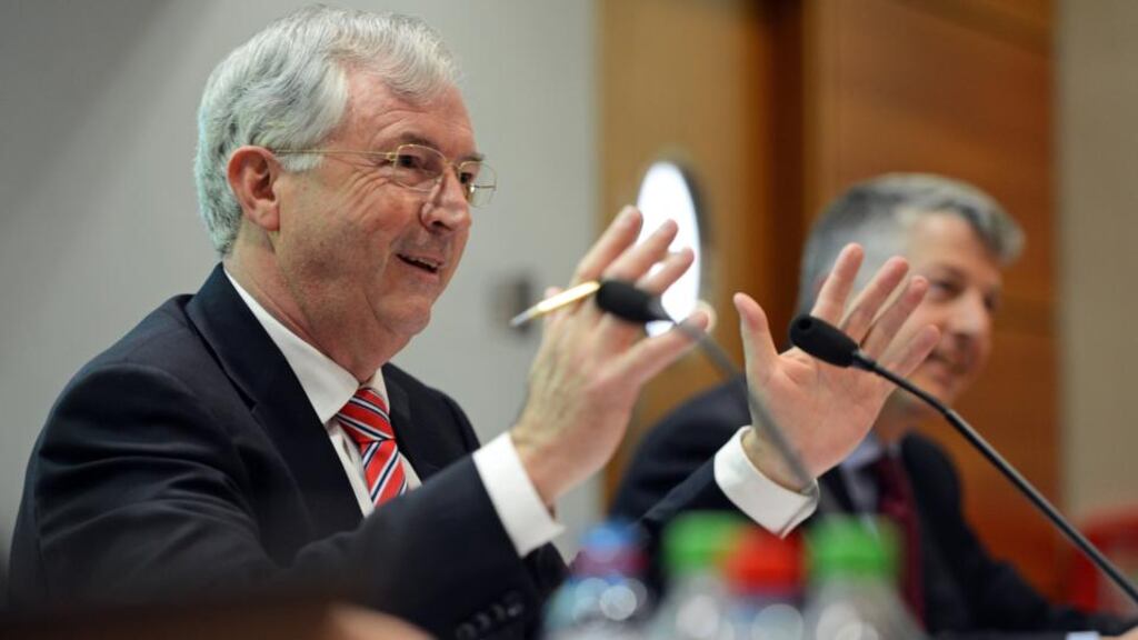 FBD Holdings chairman Michael Berkery at the company’s AGM in Dublin earlier this year. Photo: Eric Luke/The Irish Times