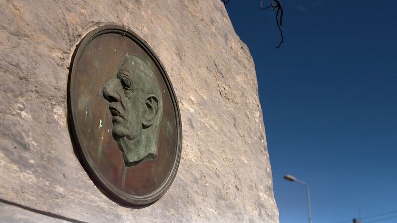 A plaque for Charles de Gaulle in Sneem, Co Kerry