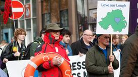 ‘Protectors’ of Lough Neagh stage demonstration in Belfast to save lake