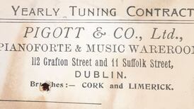 Piano playing days and reading the banned Beano in our Irish-speaking house