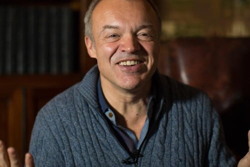 Graham Norton talks up dogs, booze, divas, Ireland