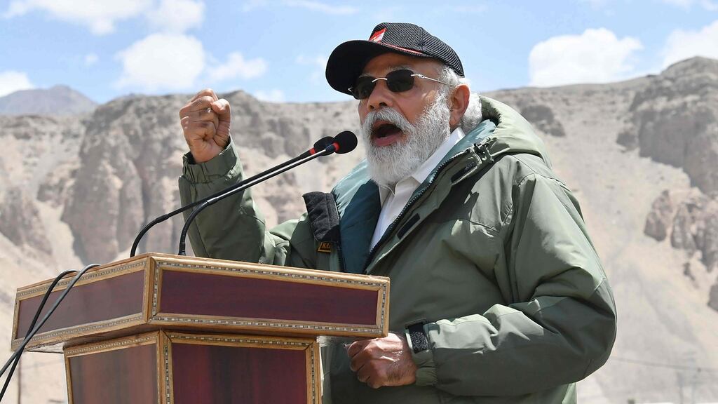 ‘Every demagogue convinces the masses that he is God Almighty himself.’ Above, India’s prime minister Narendra Modi. Photograph: Handout/PIB/AFP via Getty