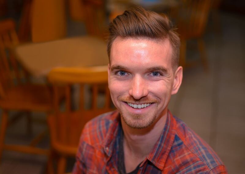 Patrick Holloway: 'By putting words on the page I aimed to explore the mad rush of thinking, of what happens on the inside.'