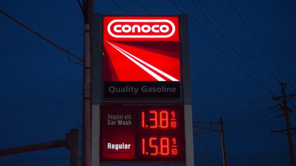 A Conoco gasoline station in Missouri