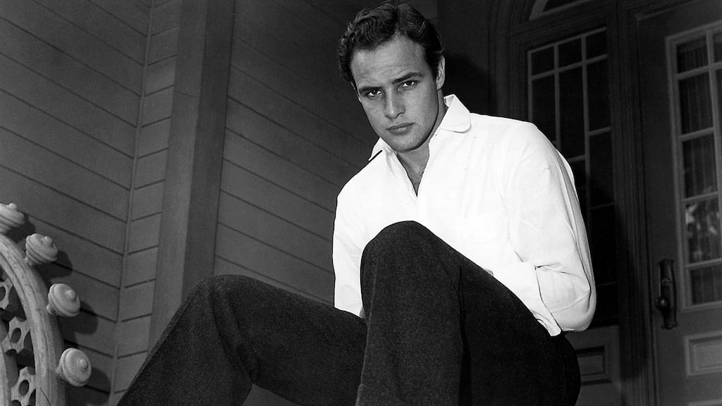 In the mood: Actor Marlon Brando poses for a portrait circa 1953. (Photo by Michael Ochs Archives/Getty Images)