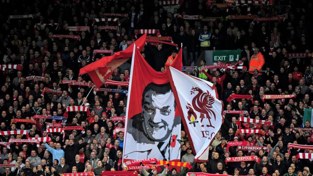 Liverpool fans will not take kindly to reports suggeting their club is up for sale again. Photograph: Shaun Botterill/Getty Images
