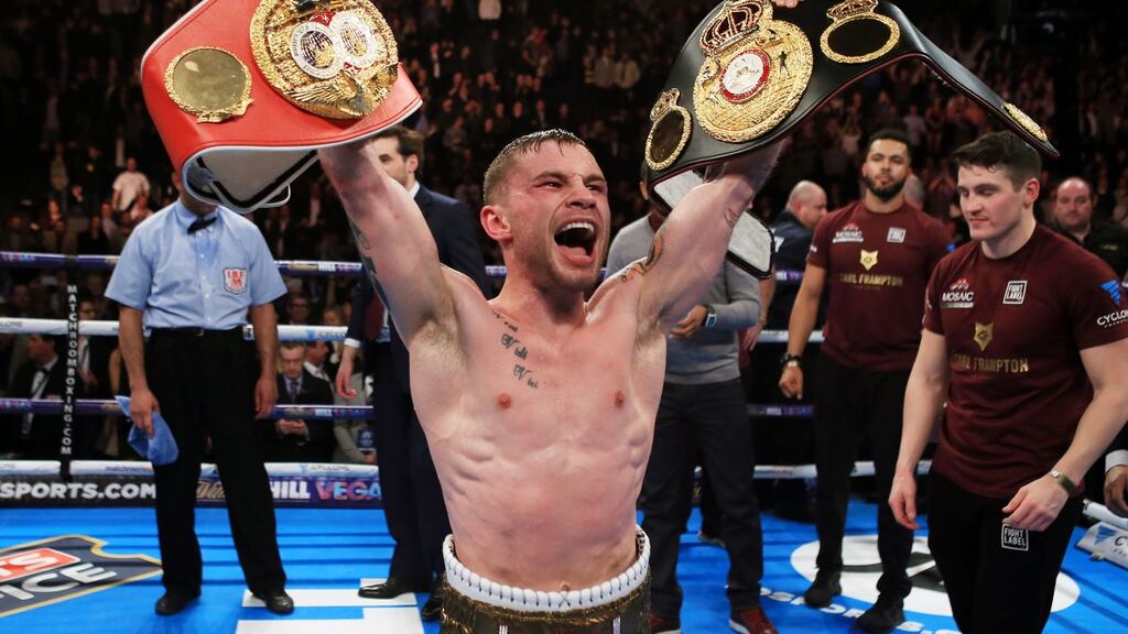 Carl Frampton’s challenge of Leo Santa Cruz for the WBA featherweight title will take place on Saturday, July 30th at the Barclays Center in New York. Photo: Nick Potts/PA Wire