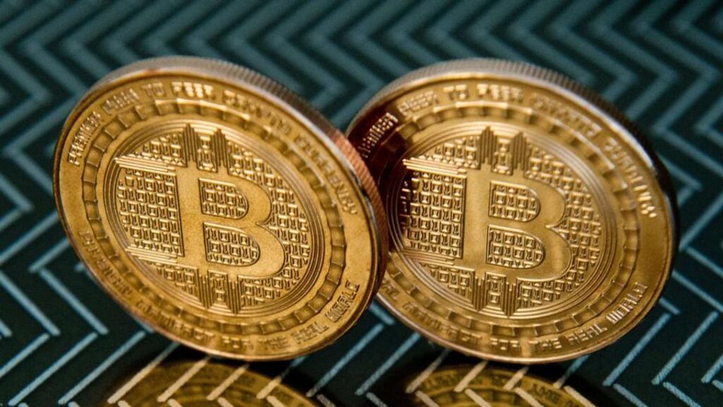 Bitcoin: students at Trinity College Dublin believe a bitcoin credit-check database could solve its transparency problem. Photograph: Karen Bleier/AFP/Getty Images
