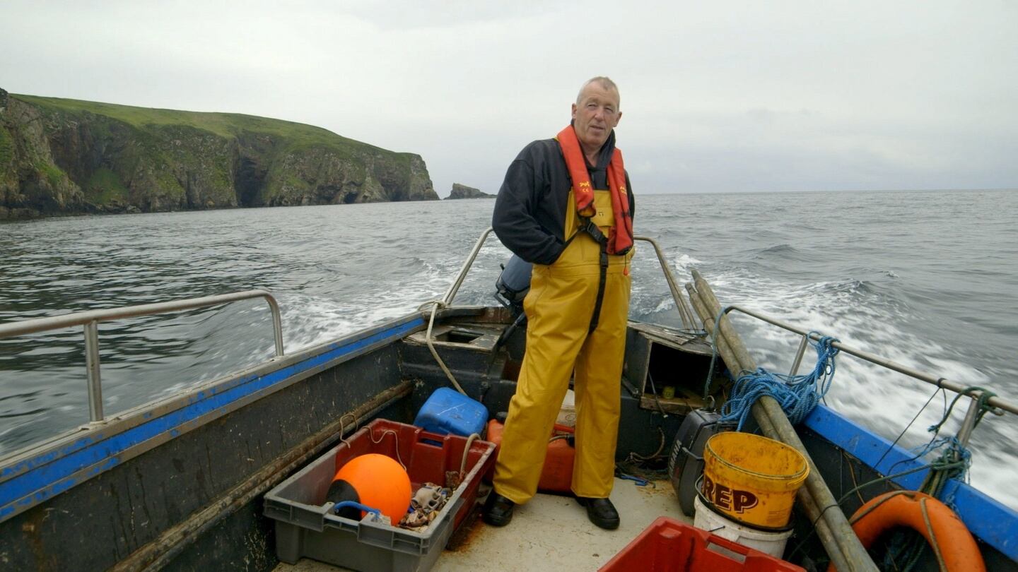 Still from Atlantic: Jerry Early, an Arranmore salmon fisherman whose livelihood was destroyed by a change in the law