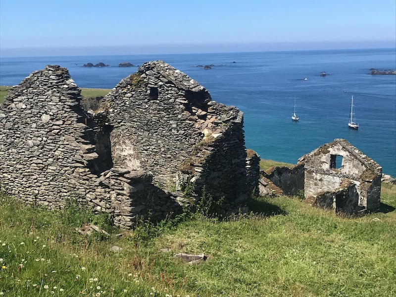 The Deserted Village on The Great Blasket Island, Co Kerry. Photograph: Gráinne Lyons