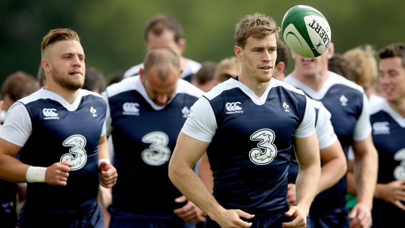 Andrew Trimble is set to make his return to International duty after 14 months. Photograph: Inpho