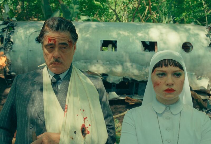 Cannes 2025: Benicio Del Toro and Mia Threapleton in The Phoenician Scheme