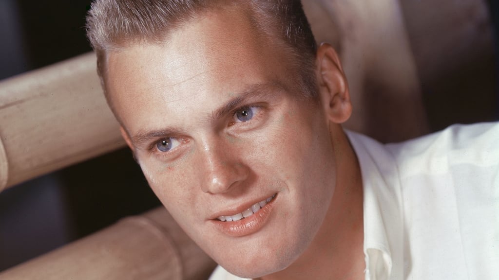 Tab Hunter: decades after he shot to fame he revealed he was gay. Photograph: Hulton Archive/Getty Images