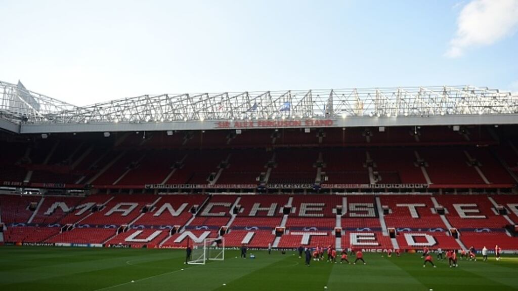 Ole Gunnar Solskjaer’s men took part in an inter-squad friendly at Old Trafford. File photograph: Getty Images