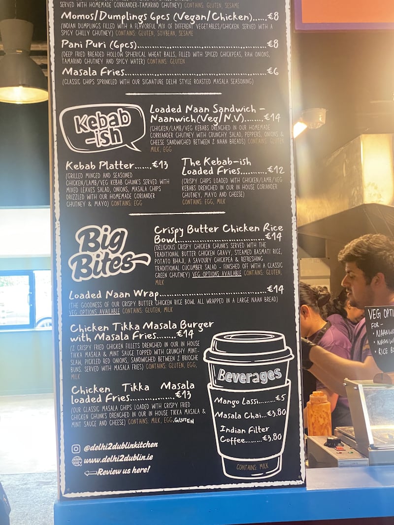 Delhi2Dublin is open daily, 11am-10pm