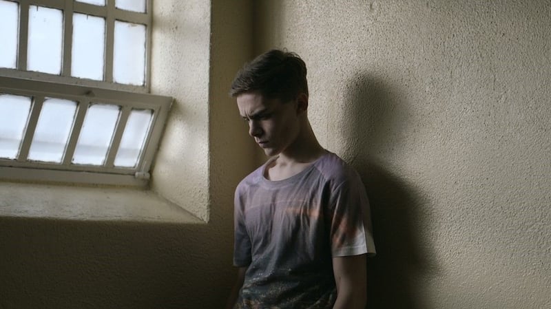 Actor Dafhyd Flynn in a scene from ‘Michael Inside’ Astonishing lead performance: Dafhyd Flynn in ‘Michael Inside’