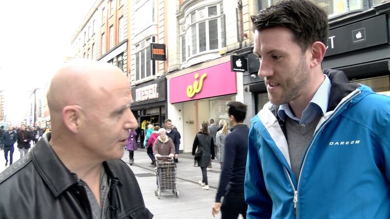 This man was the only person we approached who could name all the candidates and the First Dogs.