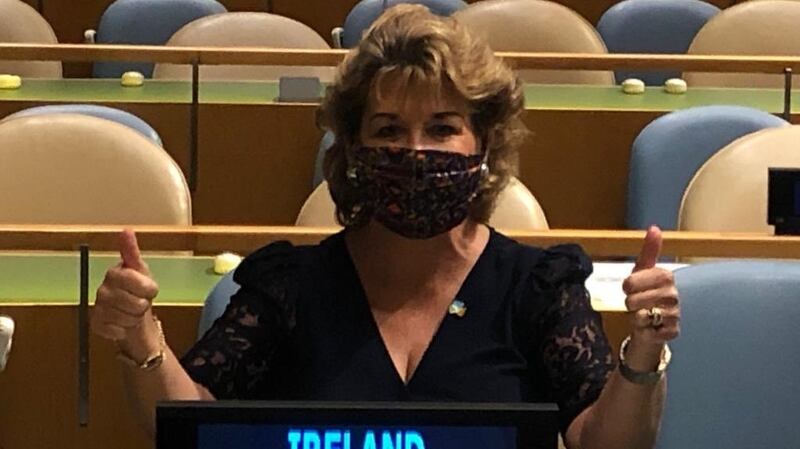 Ireland’s ambassador at the UN Geraldine Byrne-Nason - described by the U2 singer as “Ireland’s secret weapon in New York.
