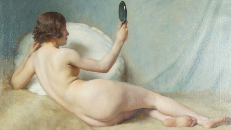 ‘Study of a Female Nude’ by French artist Paul Sieffert (1874-1957) for auction at Sheppard’s on Wednesday