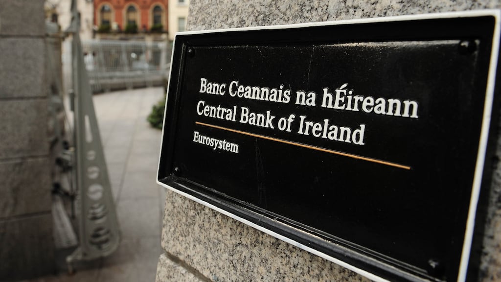 Weaker external demand will be offset by a small rise in domestic demand, the Central Bank said. Photograph: Aidan Crawley/Bloomberg