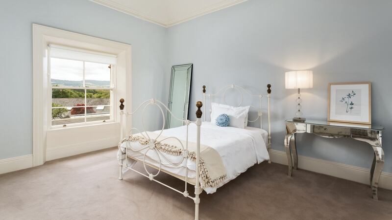 One of the five bedrooms